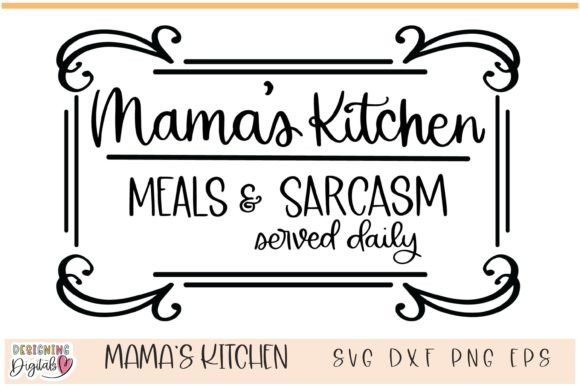 Farmhouse Kitchen Decor SVG for Real Embroidery Projects