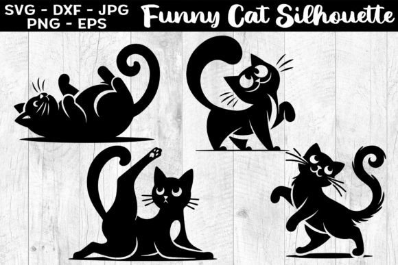 Funny Cat Silhouettes SVG EPS PNG: A Designer’s Real-World Review
