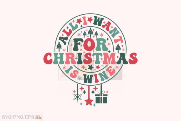 Funny Christmas Wine SVG T-shirt Design Review for Real Embroidery Projects