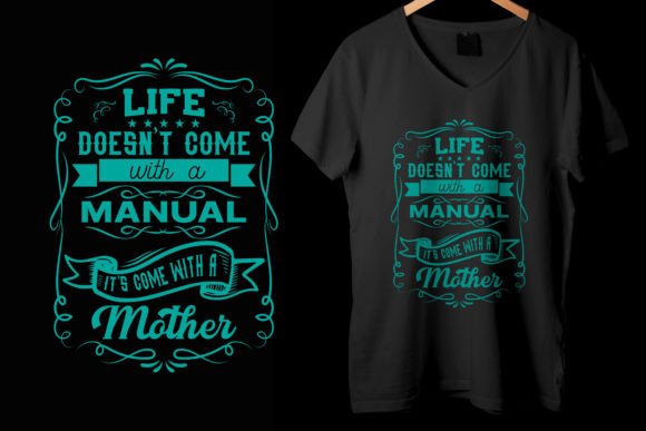 Mother's Day T-shirt: A Heartfelt Design for Real Embroidery Projects