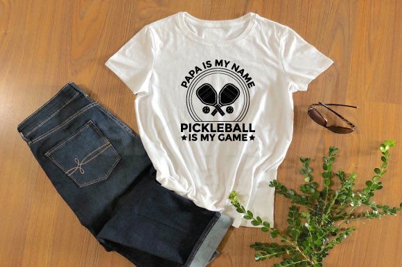Pickleball Passion in Embroidery Design