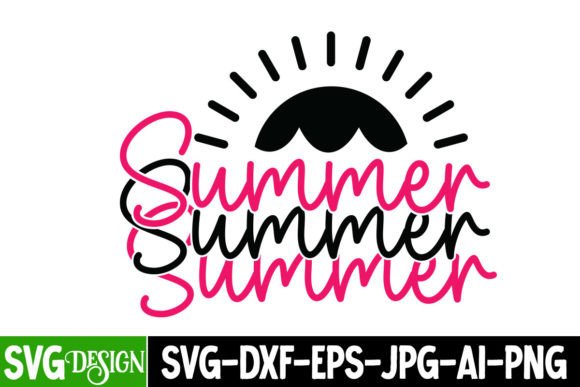 Summer: A Bright, Beachy Embroidery Design for Laid-Back Lifestyle Brands