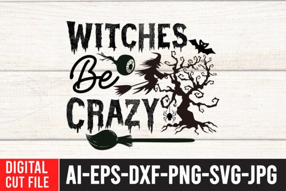 Witches Be Crazy SVG Cut File Review: Halloween Spirit for Embroidery Projects